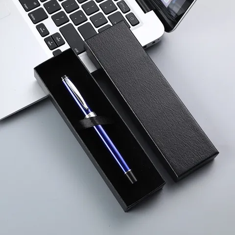 Coffret Cadeau Stylo Roller en Métal Professionnel Bureau Stylo Signature Avec Recharges de Rechange pour Hommes Femmes