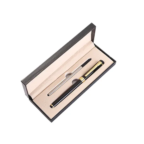 Business Metal Ballpoint Pen Set With Gift Box Corporate Promotional Signature Pen Office Writing Supplies