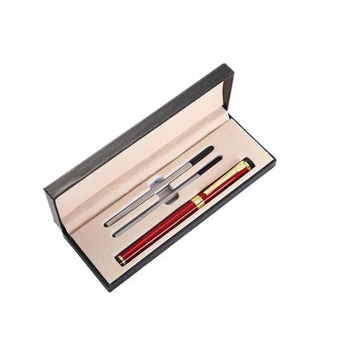 Business Metal Ballpoint Pen Set With Gift Box Corporate Promotional Signature Pen Office Writing Supplies