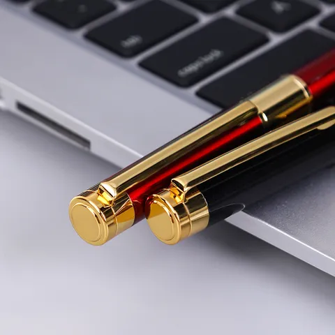 Stylo Plume en Métal Bureau Affaires Stylo de Signature Encre Calligraphie Papeterie Cadeau