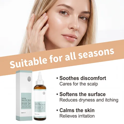 Calming Scalp Care Serum Daily Gentle Formula Nourishing Refreshing Soothing Scalp Treatment Hair Care Liquid