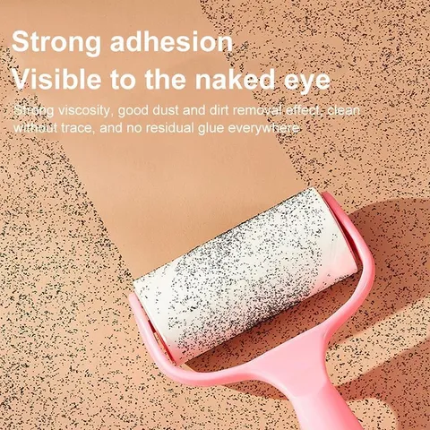 Lint Roller For Pet Hair Removal Sticky Roller With Refills Plastic Dust Remover Cleaning Tool For Clothes And Furniture