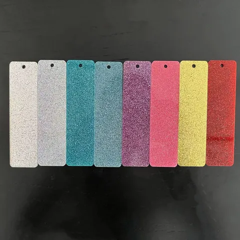 Marcador de Borla Acrílico de Polvo Suelto en Blanco Sin Terminar Colgante Conveniente de DIY Adorno Decorativo de Signo de Libro