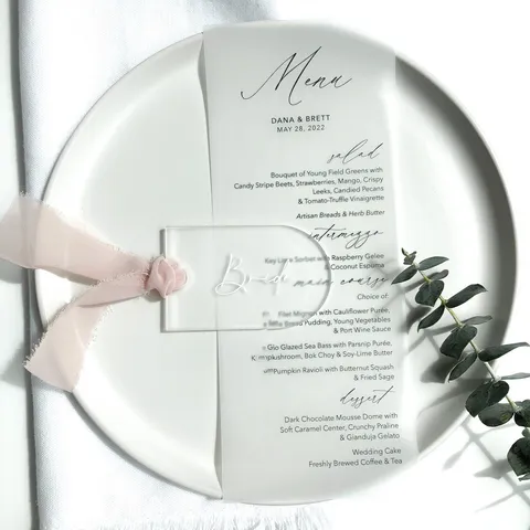 Tarjetas de Sitio Acrílicas Arqueadas Vírgenes Con Cinta Letreros de Nombre de Mesa de Boda Letrero Reservado Marcapáginas de Fiesta