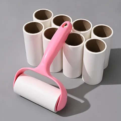 Rouleau Anti-Peluches en Plastique pour Ménage Cœur de Rechange Déchirable Nettoyage des Poils d'Animaux