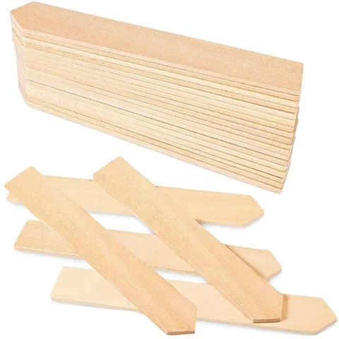 Ξύλινες Ετικέτες Φυτών Μαρκαδόροι Κήπου DIY Ξύλινοι Πασάλλοι Για Γλάστρες Παχύφυτα