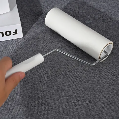 Pet Hair Lint Roller And Refill Rolls Household Floor Cleaning Sticky Dust Remover