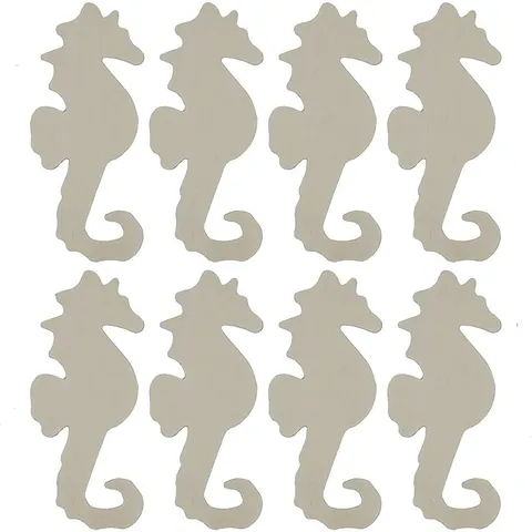 Découpes d'Hippocampe en Bois Non Fini Formes en Bois Vierges pour DIY Artisanat Peinture Mariage Fête Décoration d'Intérieur