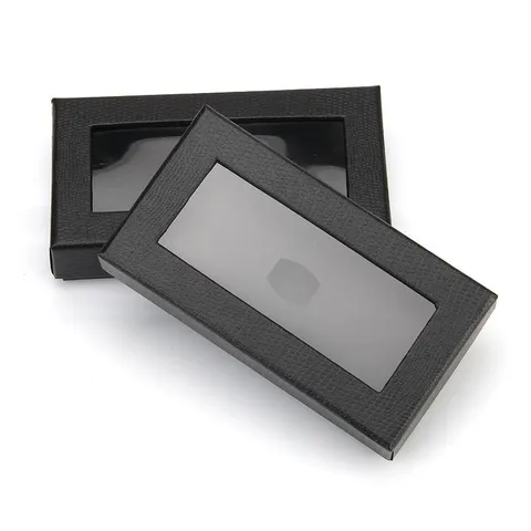 Black Snake Skin Pattern Bow Tie Packing Box Rigid Cardboard Gift Box For Men Business Accessories