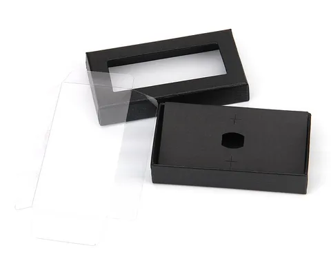 Black Snake Skin Pattern Bow Tie Packing Box Rigid Cardboard Gift Box For Men Business Accessories