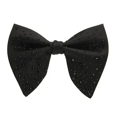 Farfallino in Strass da Uomo Banchetto Formale Matrimonio Abito da Lavoro Accessori Abito Poliestere Tessuto Nero Blu Rosso Bianco