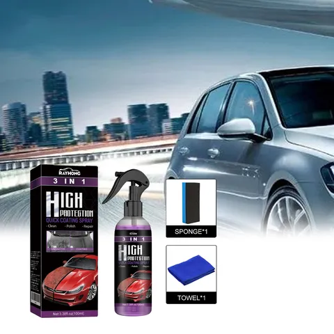 Auto Hoge Bescherming Snelle Coating Spray 3 in 1 Lakverzorging Krasreparatie Polijsten Waterdicht Auto Onderhoud