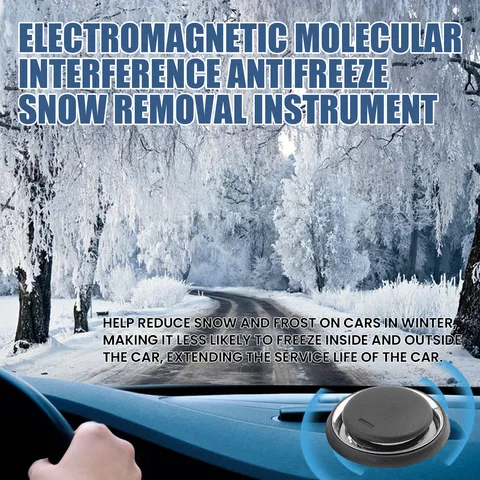 Portable Electromagnetic Molecular Interference Antifreeze Snow Removal Instrument Car Defroster Deicer