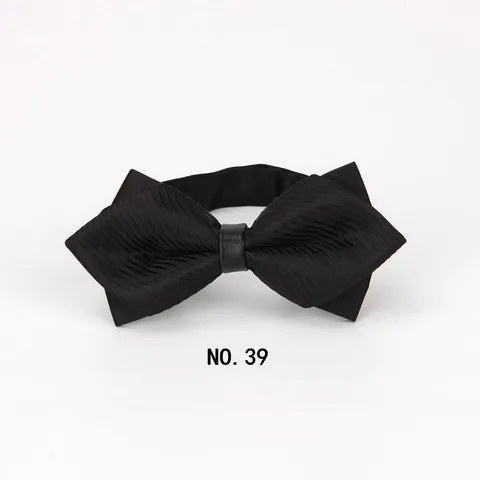Fashion Men Jacquard Bow Tie British Style Wedding Groom Groomsmen Party Bowtie Formal Neckwear Accessory