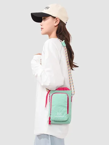 Kids Lightweight Nylon Crossbody Shoulder Messenger Bag Waterproof Phone Bag
