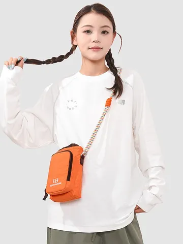 Kids Lightweight Nylon Crossbody Shoulder Messenger Bag Waterproof Phone Bag