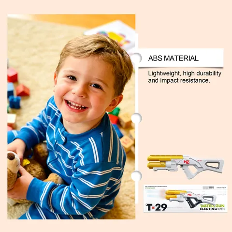 Electric Water Gun Outdoor Beach Toy High Power Long Range Automatic Water Blaster Toy For Kids And Youth Summer Party