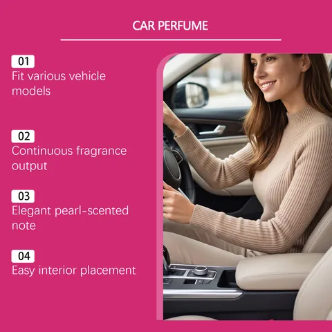 Profumo per Auto al Profumo di Perla Deodorante per Ambienti a Lunga Durata Flacone Spray per Interni Auto Fragranza