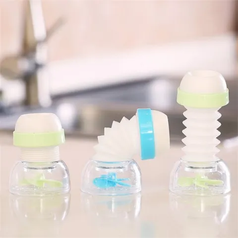 Huishoudelijke Keuken Kraan Sproeier Anti-Spat Verlengstuk 360 Graden Draaibaar Uittrekbaar Waterbesparend Filter Kraan Mondstuk