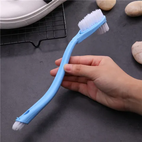 Long Handle Shoe Brush Plastic Cleaning Brush Soft Bristle Sneaker Cleaner Household Laundry Tool