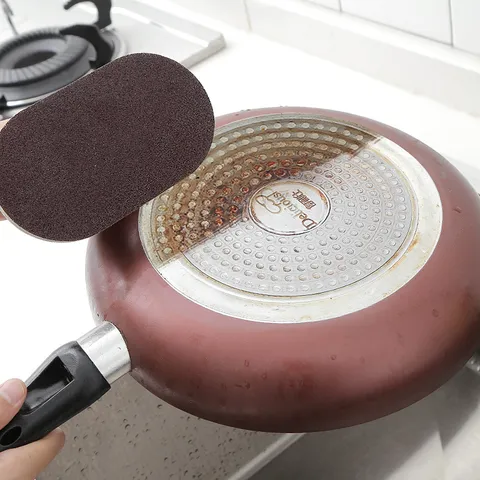 Keuken Huishoudelijke Reinigingsborstel Met Handvat Badkamer Badkuip Tegel Spons Schrobber Spons Reinigingshulp Voor Borden Pannen Kranen