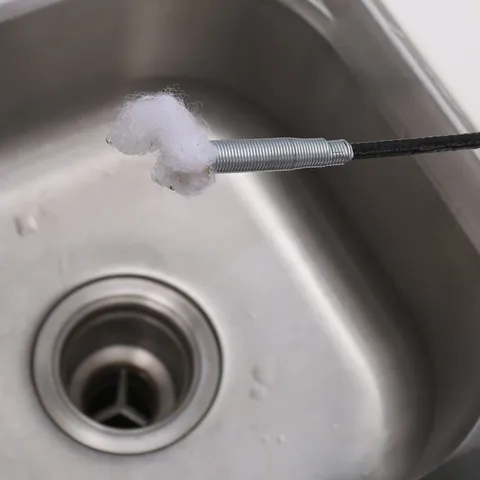 Flexible Steel Wire Drain Snake Clog Remover Tool With Claw Grabber For Sink Toilet Pipe Dredging