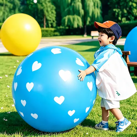 Giant Thickened Latex Balloon Cartoon Printed Outdoor Parent Child Interactive Toy Party Balloon Decoration
