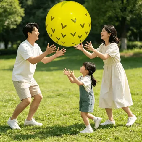 Large Round Printed Latex Balloon Fruit Theme Party Decoration Outdoor Event Balloon