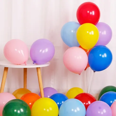 Thickened Matte Latex Balloons Colorful Balloon Pack For Wedding Birthday Party Classroom Room Decor