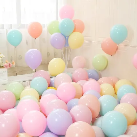 Thickened Macaron Latex Balloons Colorful Balloon Set For Valentine Day Wedding Birthday Party Decor