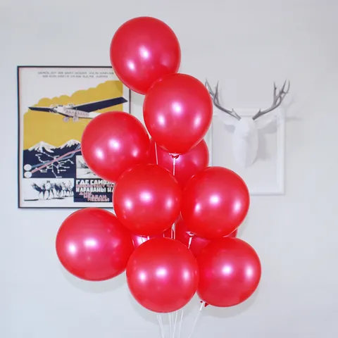 Thickened Pearlescent Latex Balloons Round Balloons For Birthday Party Wedding Baby Shower Event Decor Supplies