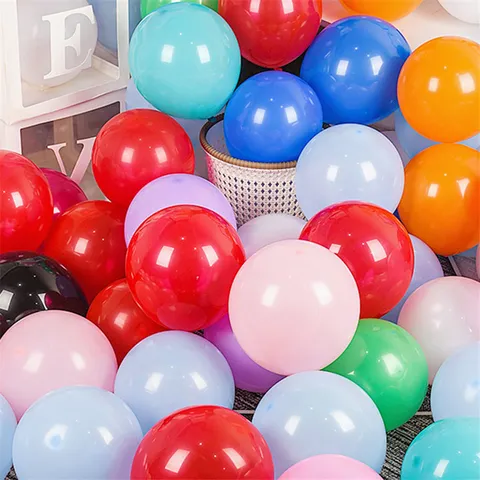 Matte Latex Balloons Assorted Colors Round Balloons For Wedding Birthday Party Decoration Event Supplies