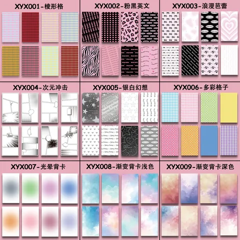 INS-Stil Mädchen Handyhülle Rückkarte DIY Wasserdichte Aufkleber Dekoratives Material Kreatives Scrapbooking Zubehör Set