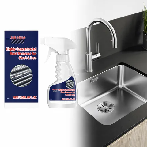 Spray Dissolvant de Rouille en Acier JAKEHOE Nettoyant de Taches de Rouille Métallique Inhibiteur de Rouille pour Boulons et Vis