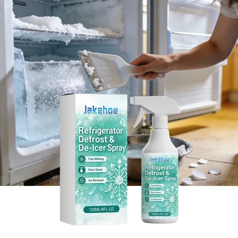 JAKEHOE Spray Dégrivrant et Antigel pour Réfrigérateur Appareil de Cuisine Portable à Domicile Fusion de Glace Nettoyage Désodorisation