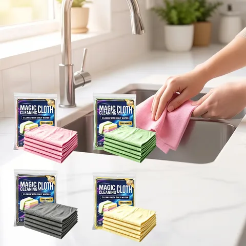 Verdikte Microvezel Reinigingsdoeken Multipurpose Absorberende Poetsdoeken Voor Keuken Tafel Auto Interieur