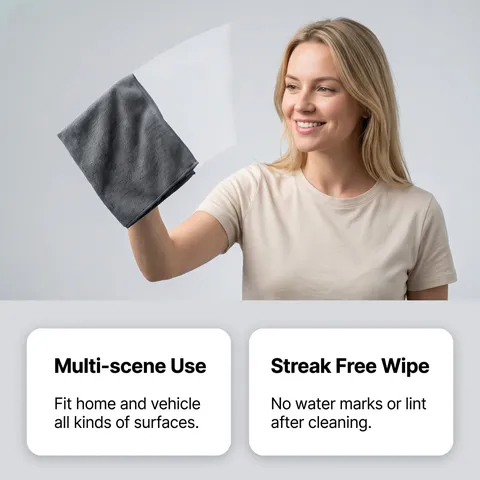 Verdikte Microvezel Reinigingsdoeken Multipurpose Absorberende Poetsdoeken Voor Keuken Tafel Auto Interieur