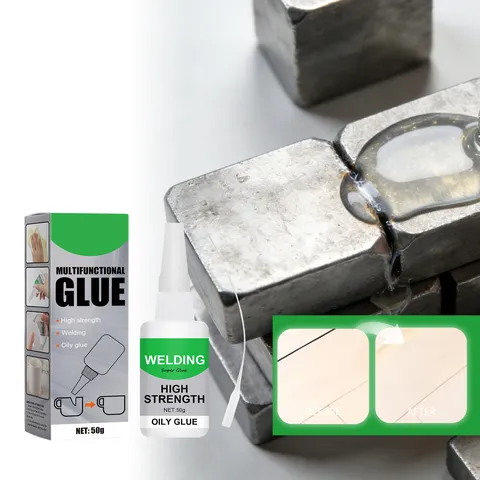 Colle Huileuse Multifonctionnelle Collage Fort Reparation Adhesif Pour Metal Plastique Caoutchouc Meubles Fissures Etanche