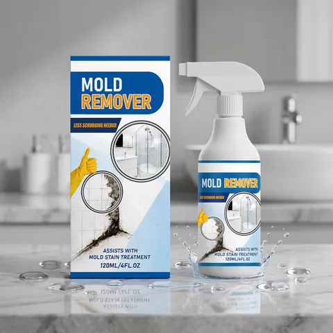 Spray Éliminateur de Moisissure Murale Salle de Bain Cuisine Carrelage Joint Nettoyant Éliminateur de Taches Pénétration Profonde