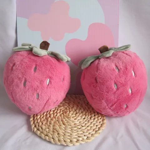 Lindo Juguete de Peluche de Fruta Animal de Peluche Suave Dibujos Animados Planta Muñeca Kawaii Almohada Decoración del Hogar Regalo de Cumpleaños para Niños
