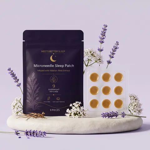 Herbal Sleep Care Patch Thin And Breathable Natural Herbal Extract Sleep Aid Patch For Nighttime Relaxation Body Care