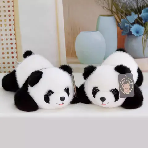 Lindo Juguete de Peluche de Panda de Simulación Animal de Peluche Muñeca Suave Cojín de Panda Gigante Decoración del Hogar Regalo de Cumpleaños