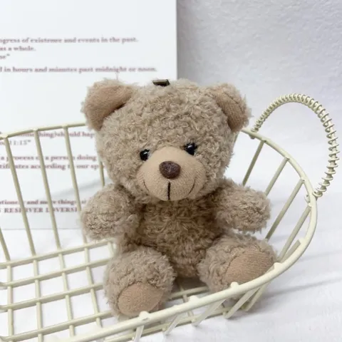 Ins Lindo Oso De Peluche Colgante Llavero Creativo Pareja Bolsa Colgante Adorno Dibujos Animados Animal Muñeca Juguete Regalo Para Mujeres