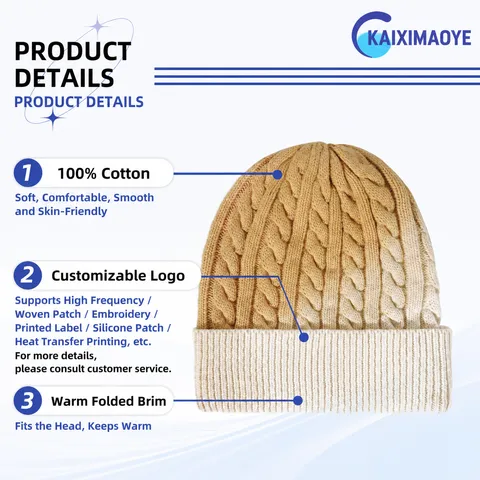 Invierno Degradado Gorro de Punto Espesado Cálido Borde Enrollado Beanie Para Hombres Mujeres