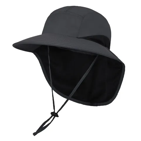 Sombrero de Sol de Protección Solar de Verano Con Solapa para el Cuello Sombrero de Pescador Transpirable