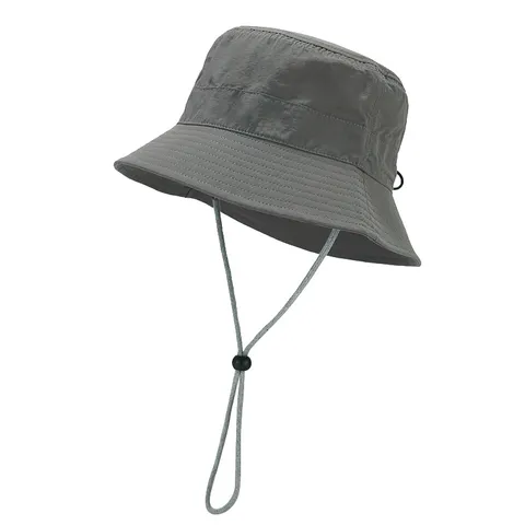 Sombrero de Pescador de Protección Solar para Exteriores Poliéster Color Sólido A prueba de viento Senderismo Pesca Sombrero Casual para Hombres Mujeres