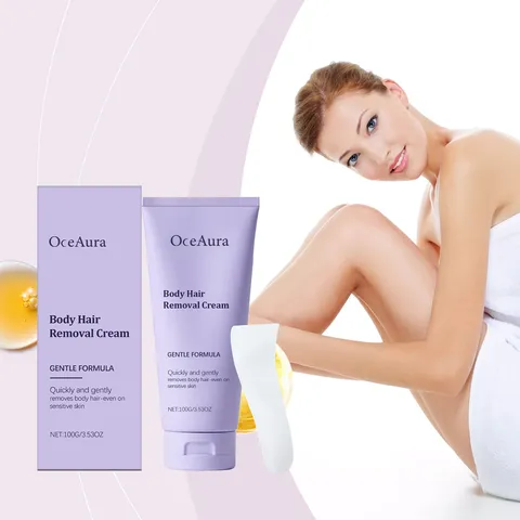 Gentle Body Hair Removal Cream For Men And Women Body Care Clean Hair Removal Cream With Convenient Scraper