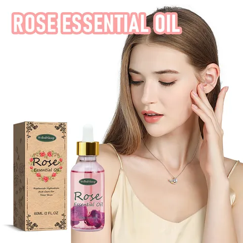 WOODSLEEP Rosen Ätherisches Öl Feuchtigkeitsspendend Und Nährend Körper Hautpflege Serum Natürlicher Pflanzenextrakt Feuchtigkeitsspendende Tägliche Pflege