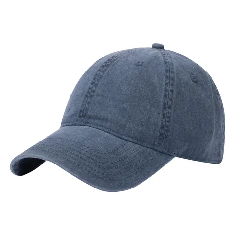 Gorra de Béisbol de Algodón Lavado para Hombres Mujeres Vintage Liso Dad Hat Ajustable Deportes al Aire Libre Protección Solar Casual Snapback