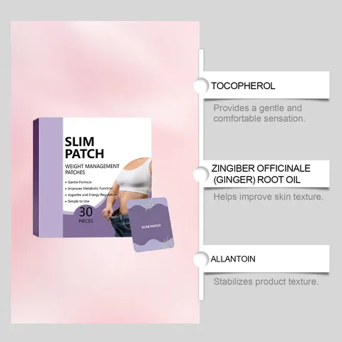 Parche Asistente de Cuidado Corporal con Extracto Herbal Suave Amigable con la Piel Transpirable Parche de Cuidado Diario